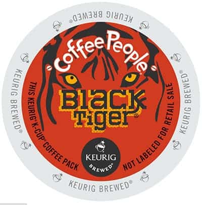 Coffee People Black Tiger Dark Roast Keurig K Cups 96ct Best Quality Coffee