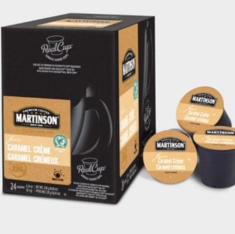 Martinson Joe's Caramel Creme Coffee Light Roast Real Cups 24ct - Martinson Real Cups
