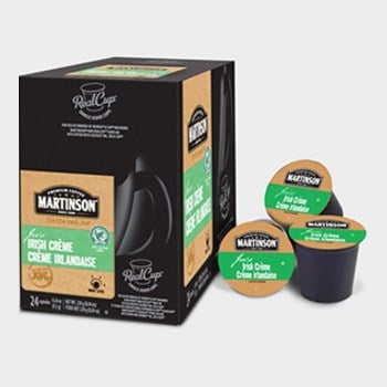Martinson Joe's Irish Creme Light Roast Real Cups 24ct