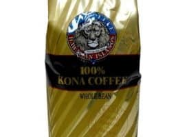 Lion Coffee 24K Kona Whole Bean Light Medium Coffee Roast 7oz
