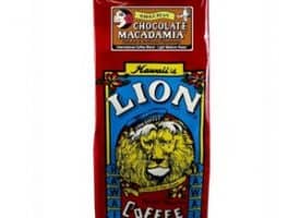 Lion Coffee Chocolate Macadamia Light Medium Roast 10oz