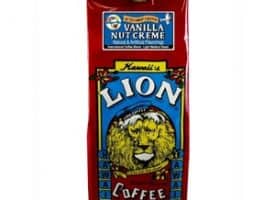 Lion Coffee Vanilla Nut Creme Light Medium Roast 10oz