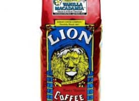 Lion Coffee Vanilla Macadamia Light Medium Roast 24oz