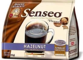 Senseo Coffee Vienna Hazelnut Waltz Medium Roast 96 Count Coffee Pods