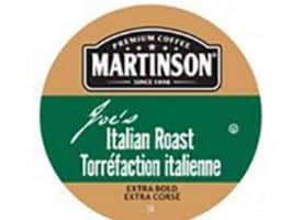 Martinson Joe's Italian Roast Dark Roast Real Cups 24ct