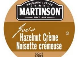 Martinson Joe's Hazelnut Creme Light Roast Real Cups 24ct
