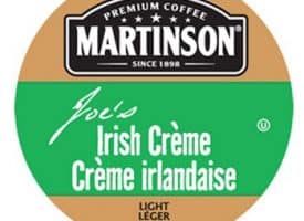 Martinson Joe's Irish Creme Light Roast Real Cups 24ct