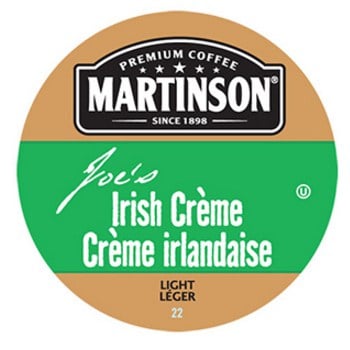 Martinson Joe's Irish Creme Light Roast Real Cups 24ct