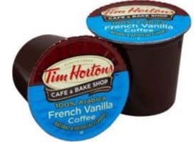 Tim Horton's French Vanilla Medium Roast Single Serve Coffee Pods 24ct