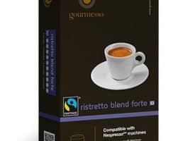 Gourmesso Espresso Ristretto Blend Forte Dark Roast 10 Count Capsules