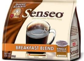 Senseo Coffee Brekfast Blend Light Roast 72 Count Coffee Pods