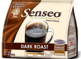 Senseo Coffee French Roast Dark Roast 108 Count Coffee Pods