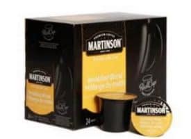 Martinson Breakfast Blend Coffee Light Roast Real Cups 24ct