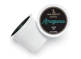 Van Houtte Amazonia Fair Trade Organic Blend Coffee Medium Roast Kcups 24ct