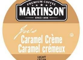 Martinson Joe's Caramel Creme Coffee Light Roast Real Cups 24ct
