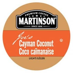 Martinson Joe's Cayman Coconut Coffee Light Roast Real Cups 24ct