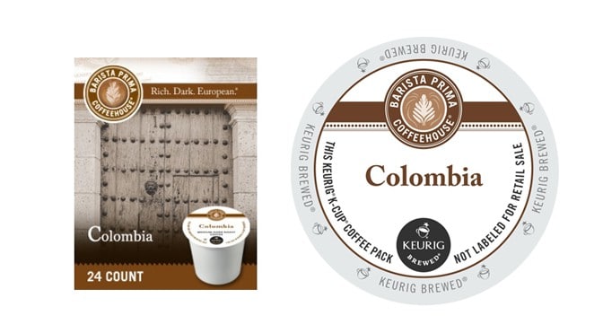 BARISTA PRIMA COFFEEHOUSE COLOMBIA KCUPS 24CT