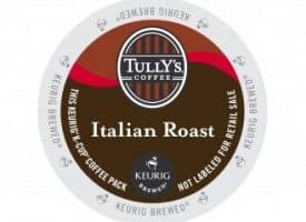 Tully's Coffee Italian Roast Dark Roast Kcups 96ct