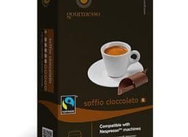 Gourmesso Chocolate Soffio Cioccolato Dark Roast Espresso Capsules 10ct