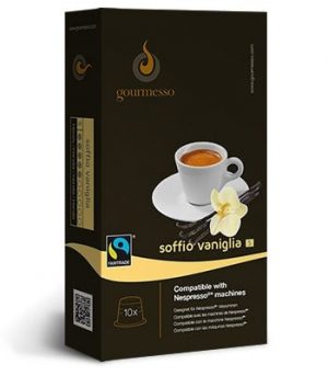 Gourmesso Vanilla Soffio Vaniglia Dark Roast Espresso Capsules 10ct