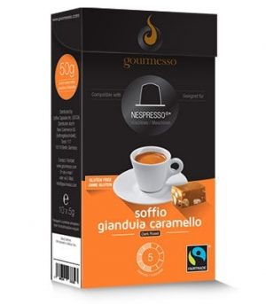 Gourmesso Toffeenut Soffio Caramello Dark Roast Espresso Capsules 10ct