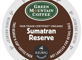 Green Mountain Coffee Organic Double Sumatran Reserve Dark Roast Kcups 24ct