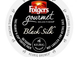 Folgers Gourmet Black Silk Dark Roast Kcups 24ct