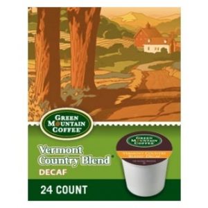 Green Mountain Coffee Decaf Vermont Country Blend Dark Roast KCups 24ct