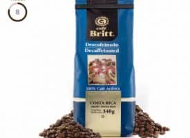 Cafe Britt Decaf Costa Rican Dark Roast Coffee 12oz