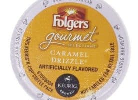 Folgers Caramel Drizzle Medium Roast Coffee K cups®  24ct