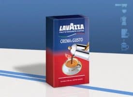 Lavazza Crema E Gusto Ground Coffee Dark Roast 8.8oz