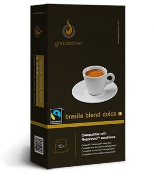 Gourmesso Brasile Blend Dolce Espresso Light Roast Capsules 10ct
