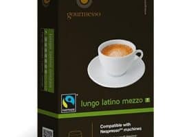 Gourmesso Lungo Latino Mezzo Espresso Medium Roast Capsules 10ct