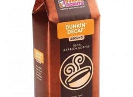Dunkin Donuts Decaf Regular Ground Coffee Medium Roast 16oz