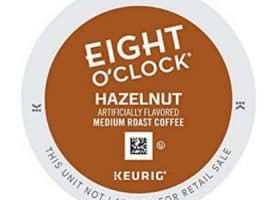 Eight O' Clock Hazelnut Medium Roast Coffee K cups®  24ct