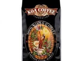 Koa Coffee Peaberry Kona Whole Bean Coffee Medium Roast 16oz