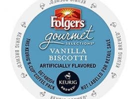 Folgers Vanilla Biscotti Medium Roast Coffee K cups®  24ct
