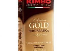 Caffe Kimbo Aroma Gold 100% Arabica Ground Coffee Espresso Medium Roast 8.8oz