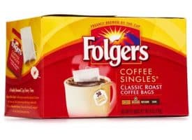 Folgers Classic Roast Medium Roast Coffee Singles 38ct