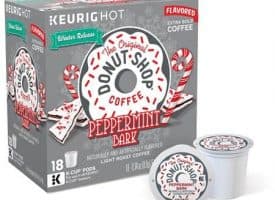 The Original Donut Shop Peppermint Light Roast Coffee Kcups 18ct