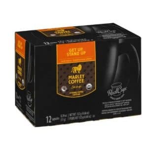 Marley Coffee Get Up Stand Up Light Roast Coffee Pods 36ct