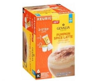 Gevalia Pumpkin Spice Latte Espresso Light Roast Kcups 6ct