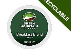 Green Mountain Coffee Breakfast Blend Recyclable Light Roast K cups®  24ct