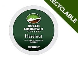 Green Mountain Coffee Hazelnut Recyclable Light Roast K cups®  24ct