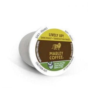 Marley Coffee Lively Up Coffee Dark Roast Coffee Pods 12ct