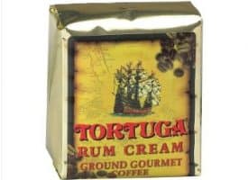 Tortuga Rum Cream Ground Light Roast Coffee 96oz