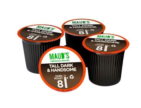 Mauds Tall Dark and Handsome Coffee Dark Roast Recyclable Coffee Pods Mauds Tall Dark and Handsome Coffee Dark Roast Recyclable Coffee Pods
