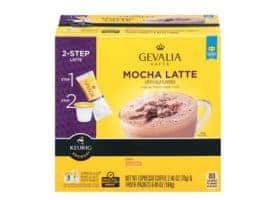 Gevalia Mocha Latte Espresso Roast Kcups 9ct