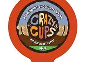 Crazy Cups Decaf Peppermint Chocolate Mocha Medium Roast K cups®  22ct