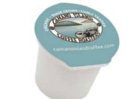 Camano Island Coffee Roasters Organic Dark Roast Recyclable Coffee Pods 32ct